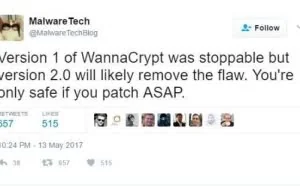 全球最大勒索软件升级WannaCry 2.0，下波攻击将展开