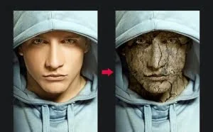 简单几步用Photoshop变脸