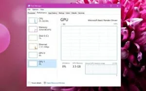 Windows 10最新预览版“任务管理器”增加GPU性能追踪