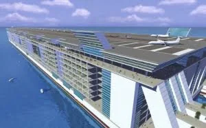 全世界首个海里移动的城市，容纳5万人