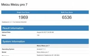 魅族骁龙835版PRO 7旗舰曝光