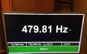 全球第一台480Hz刷新率显示器现世！这效果神了