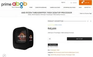 4700元 国外提前开卖锐龙撕裂者1900X：8核3.8GHz