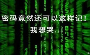 原来密码可以这样记！亏我死记硬背账号密码这么多年，我想哭……