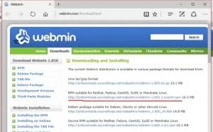 CentOS 7安装Webmin（RPM方式）