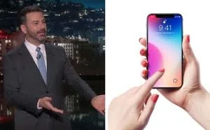 《吉米鸡毛秀》用iPhone 4冒充iPhone X测试美国路人