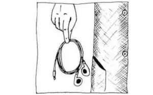 耳机线为什么总是绕成一团？