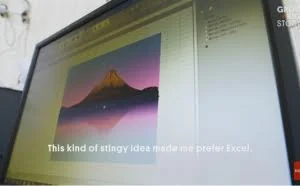 日本退休老人用Excel创作绘画令人称奇