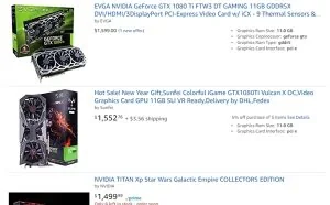 挖矿让显卡缺货涨价 GTX 1080 Ti/Vega 64皆破万