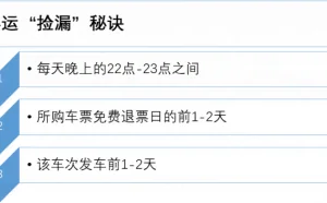 春运火车票退票高峰期来了 “捡漏”成功率高