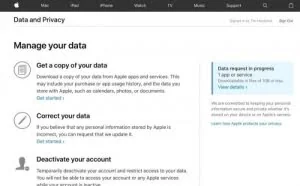 苹果上线新网站 可删除 Apple ID 和下载数据了