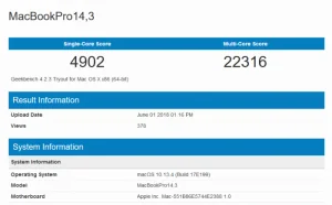 新款MacBook Pro亮相：Core i7-8750H六核处理器+32GB DDR4内存