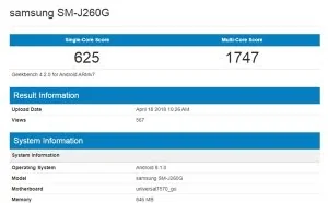 三星首款Android Go设备曝光：配备1GB内存