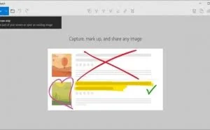 微软将Windows 10截屏工具重命名为Snip&Sketch