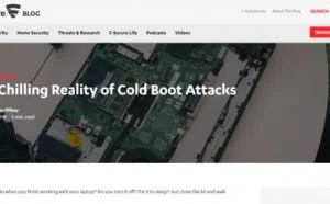 新式Cold Boot攻击可黑进绝大多数现代计算机