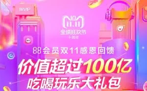 天猫双11回馈剁手族：大概100个亿