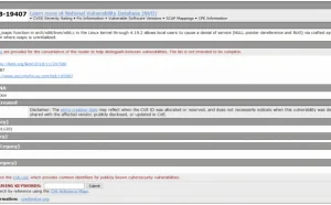 Linux内核发现两个尚未修复的DoS漏洞