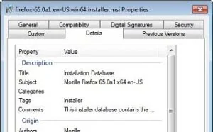 Mozilla Firefox 65 将支持 MSI 格式安装包