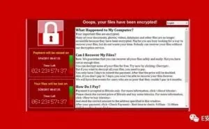 中断互联网可重新激活WannaCry勒索软件