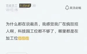 某大厂程序员炫耀公司还在疯狂招人，网友：有你裁员的时候