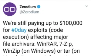[图]WinRAR被曝严重安全漏洞 5亿用户受影响
