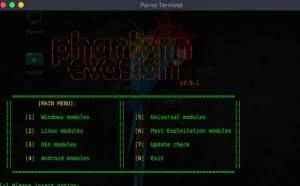 Phantom-Evasion：可以生成绕过大多数反病毒软件的后门程序