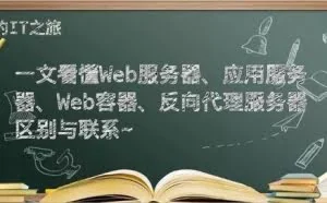 一文看懂 Web服务器、应用服务器、Web容器、反...