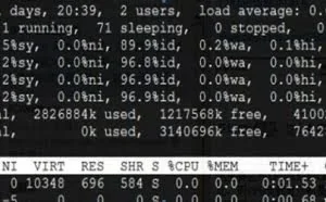 Linux下的CPU使用率与服务器负载的关系与区别