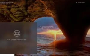 微软尝试为Windows 10锁屏界面加入必应搜索框