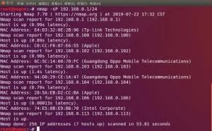 信息收集：kalilinux下nmap的常用命令，黑客安全渗透必备知识