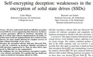 微软将SSD默认加密切换到Bitlocker软件加密