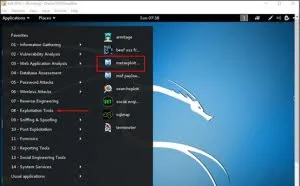 Kali Linux(metasploit渗透测试平台）