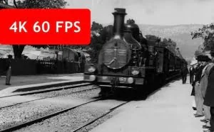 有Youtuber使用AI技术将以一部1896年的黑白短片拉伸到了4K60帧