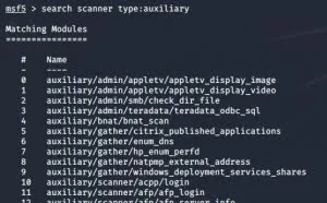 Metasploit -- 主机探测模块
