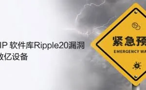 影响数亿物联网设备，TCP/IP 软件库曝Ripple20漏洞