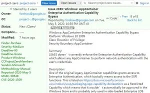 微软修复不力 谷歌Project Zero再次披露Windows中的一个严重漏洞