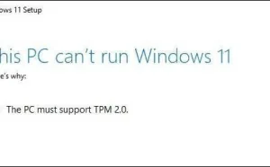 微软下调Win11最低配置需求 TPM 1.2即可：老爷机们不怕了