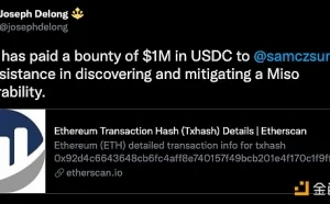 SushiSwap向白帽黑客samczsun支付100万USDC漏洞赏金