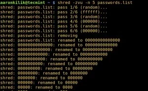 Linux 中永久安全地删除“文件和目录”的 3 种方法