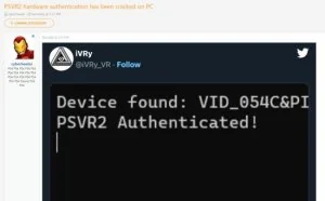 索尼PS VR2惨遭破解！可直连PC、无须PS5
