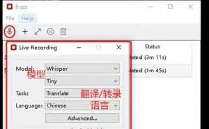开源免费录音转文字工程：Buzz，免费语音转文字
