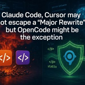 Claude Code、Cursor 可能都躲不过一次“大重写”，但 OpenCode 也许是例外 ...