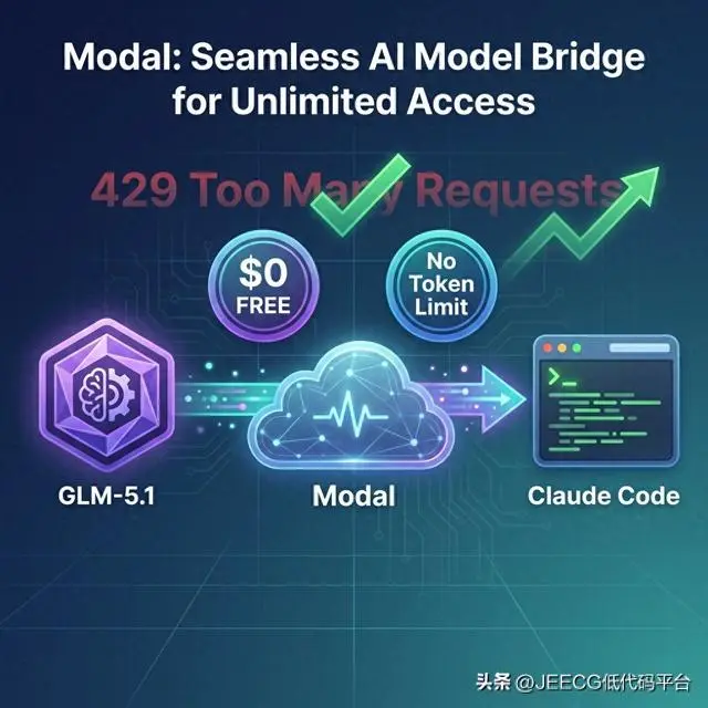 零成本接入 GLM-5.1！Modal 平台免费不限量 API 对接 Claude Code