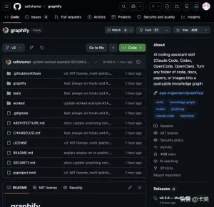 Graphify：文件夹变知识图谱的 AI 编码助手技能插件