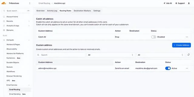 用Cloudflare实现免费工作邮箱