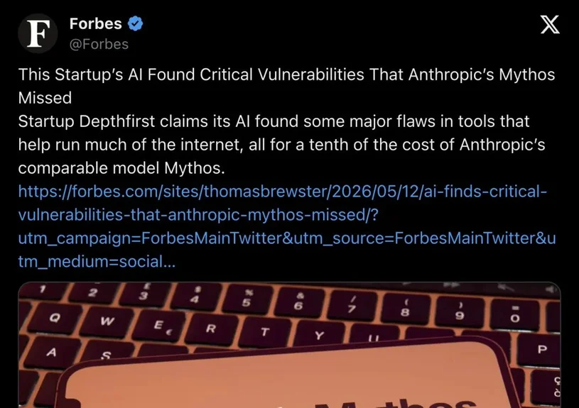 Anthropic Mythos 扫了几百遍的代码，被一家创业公司花 1000 美元又挖出 12 个高危漏洞！